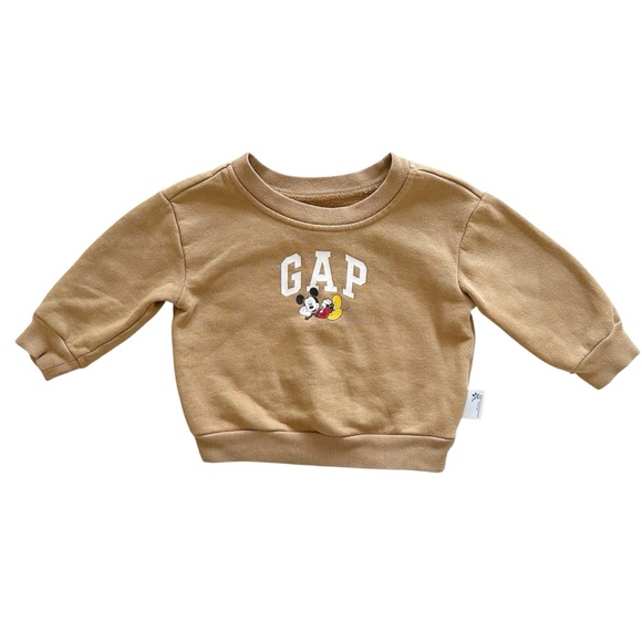 GAP Other - Gap x Disney Tan Mickey Mouse Sweatshirt